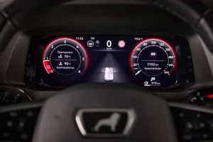 Das Display vom MAN TGE 